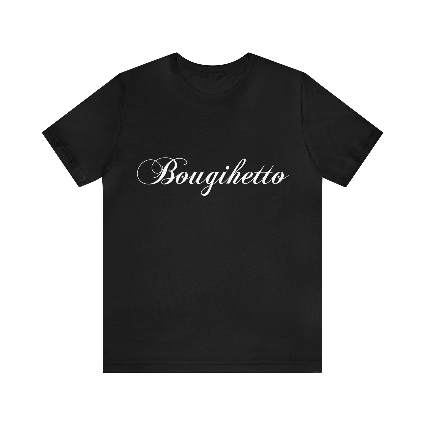 Script Black Short Sleeve T-Shirt