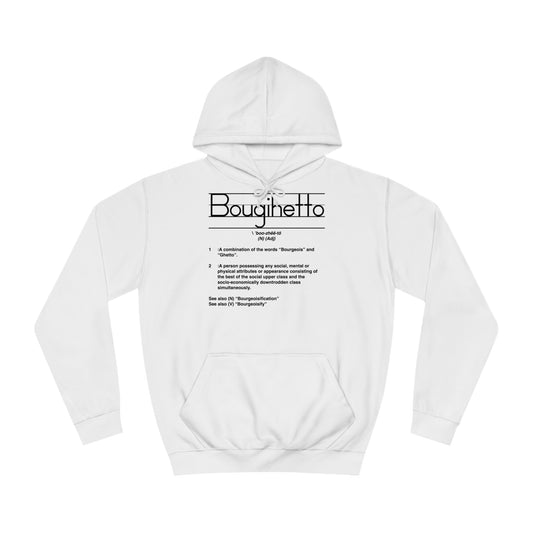 White Definition College Hoodie